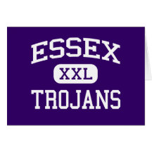 Essex - Trojans - High - Tappahannock Virginia Greeting Card