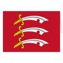 Essex, United Kingdom flag Greeting Cards