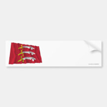 Essex Waving Flag Bumper Sticker