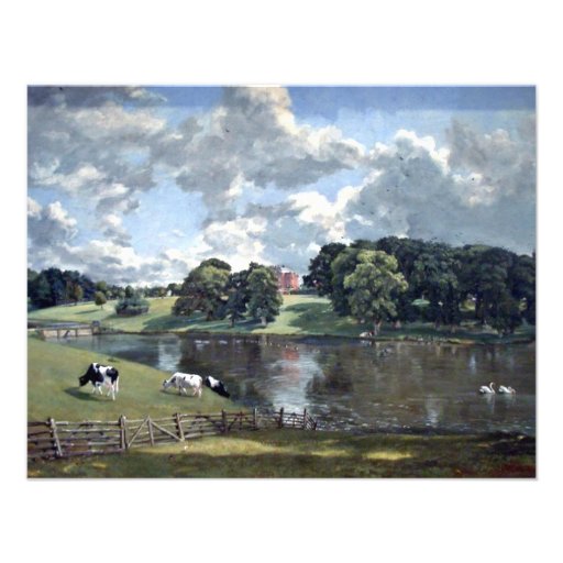 Essex, Wivenhoe Park Residence Of Major-General Re Custom Invite