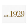 Est 1929 postcards
