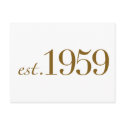 Est 1959 postcards