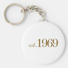 Est 1969 keychain