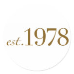 Est 1978 stickers