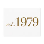 Est 1979 post cards