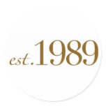 Est 1989 stickers