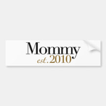 Est 2010 de maman adhésifs pour voiture