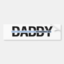 est 2011 de papa avec banner2 adhésifs pour voiture