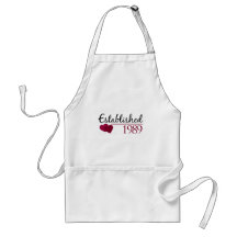 Established 1989 apron