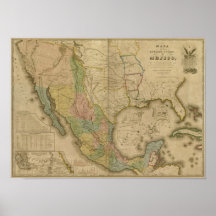 Estados Unidos de Mejico (y Tejas y los Estado Uni Poster