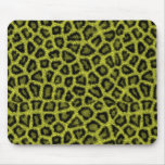 Estampado de leopardo. mouse pad
