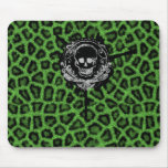 Estampado de leopardo. mouse pads