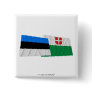 Estonia and Harju Waving Flags