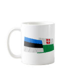 Estonia and Harju Waving Flags Mugs