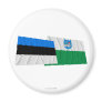 Estonia and Ida-Viru Waving Flags