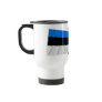 Estonia and Ida-Viru Waving Flags Mugs