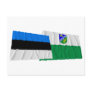 Estonia and Jõgeva Waving Flags