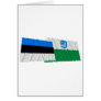 Estonia and Lääne-Viru Waving Flags