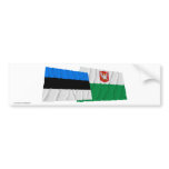 Estonia and Lääne Waving Flags