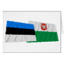 Estonia and Lääne Waving Flags