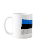 Estonia and Lääne Waving Flags Mug