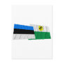 Estonia and Põlva Waving Flags