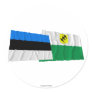 Estonia and Põlva Waving Flags
