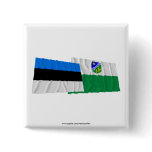 Estonia and Tartu Waving Flags
