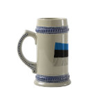 Estonia and Tartu Waving Flags Mug
