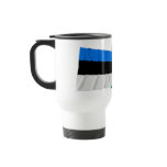 Estonia and Tartu Waving Flags Mug