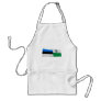 Estonia and Viljandi Waving Flags Aprons