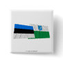 Estonia and Võru Waving Flags