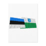 Estonia and Võru Waving Flags