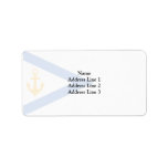 Estonia- Chief Of Naval Forces, Estonia flag Address Label