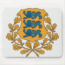Estonia Coat of Arms detail Mouse Pad