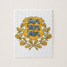 Estonia Coat Of Arms Jigsaw Puzzle