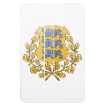 Estonia Coat Of Arms Magnets