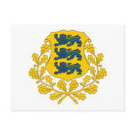 Estonia Coat of Arms Postcard