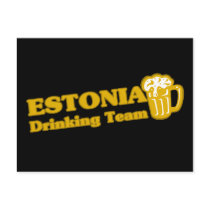 Estonia Drinking Team Post Card