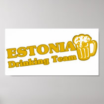 Estonia Drinking Team Print