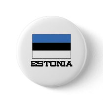 Estonia Flag Pinback Buttons