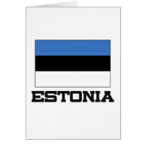 Estonia Flag Greeting Card