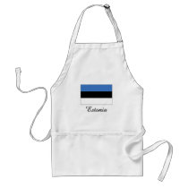 Estonia Flag Design Apron