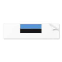Estonia Flag EE Bumper Sticker