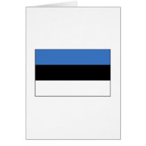Estonia FLAG International Greeting Cards