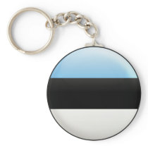 Estonia Flag Key Chain