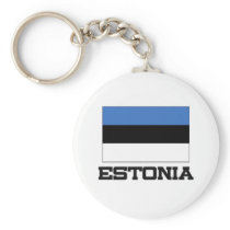 Estonia Flag Key Chain