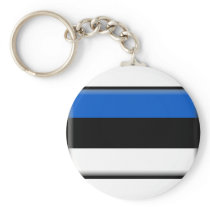 Estonia Flag Key Chain