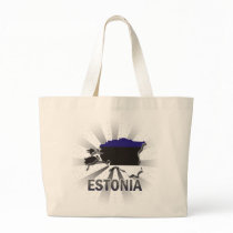 Estonia Flag Map 2.0 Bags