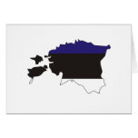Estonia flag map cards